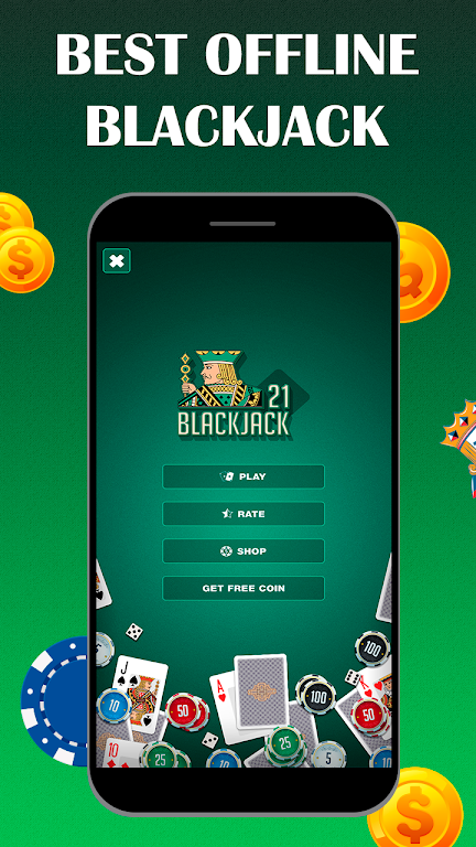 Royal Blackjack 21 螢幕截圖 0