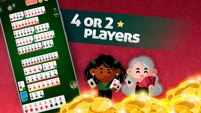 Canasta Online - Card Game स्क्रीनशॉट 1