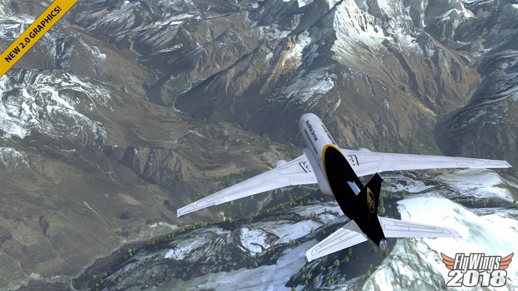 Flight Simulator 2018 FlyWings Mod 螢幕截圖 0