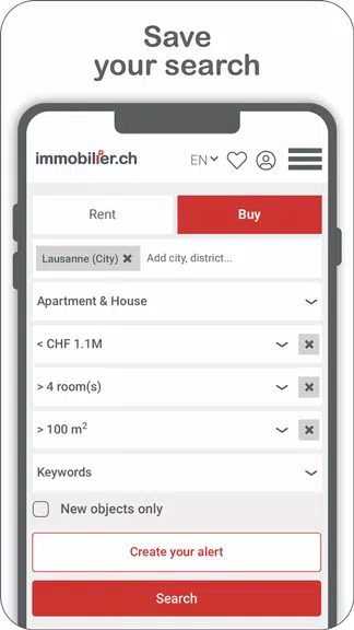 immobilier.ch Schermafbeelding 2