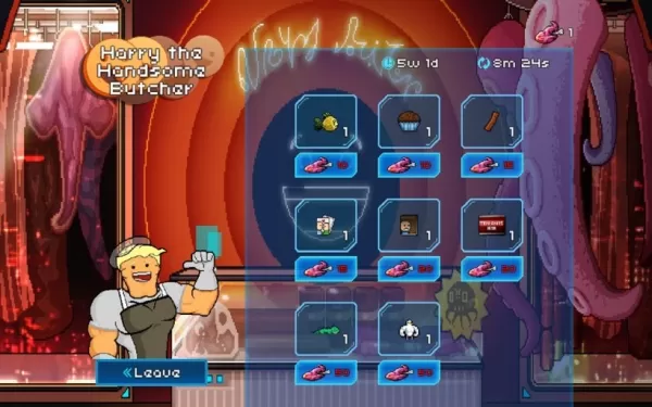 Harry the Handsome Butcher Merchant in Pixel Starships