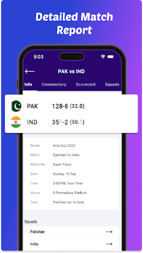 CrickZone: Live Cricket Scores 螢幕截圖 0