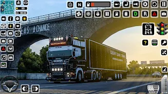 Euro Truck Driving Games 3D 螢幕截圖 2