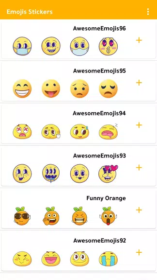 Emoji Stickers WASticker 스크린샷 0