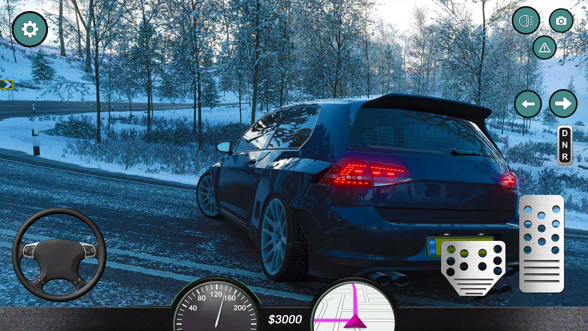 Euro Car Simulator Driving 2 螢幕截圖 3