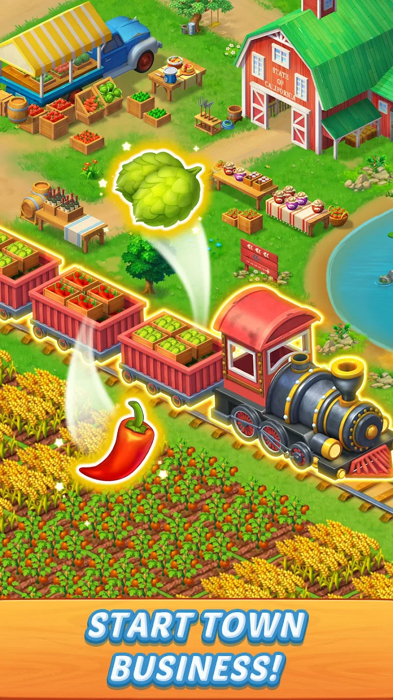Solitaire Farm Adventure Games 螢幕截圖 2
