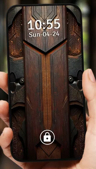 Vintage Door Lock Screen 螢幕截圖 3
