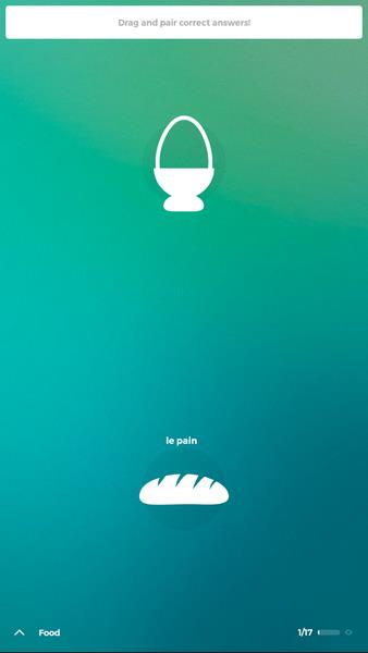 Drops: Learn French language and words for free Screenshot 1