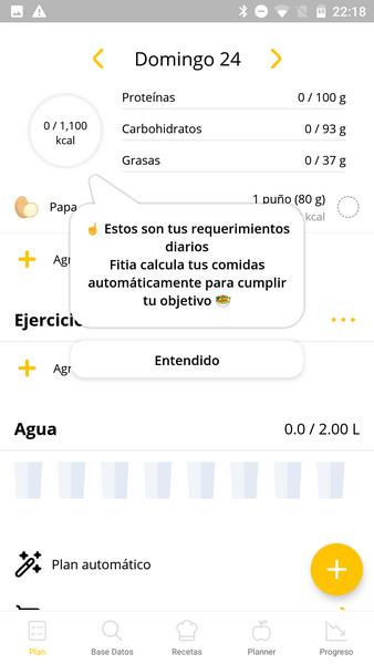 Fitia - Diet & Meal Planner Скриншот 1