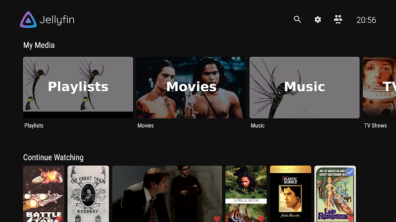 Jellyfin for Android TV 螢幕截圖 0
