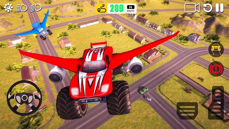 Flying Car Games 3D Simulator Zrzut ekranu 2