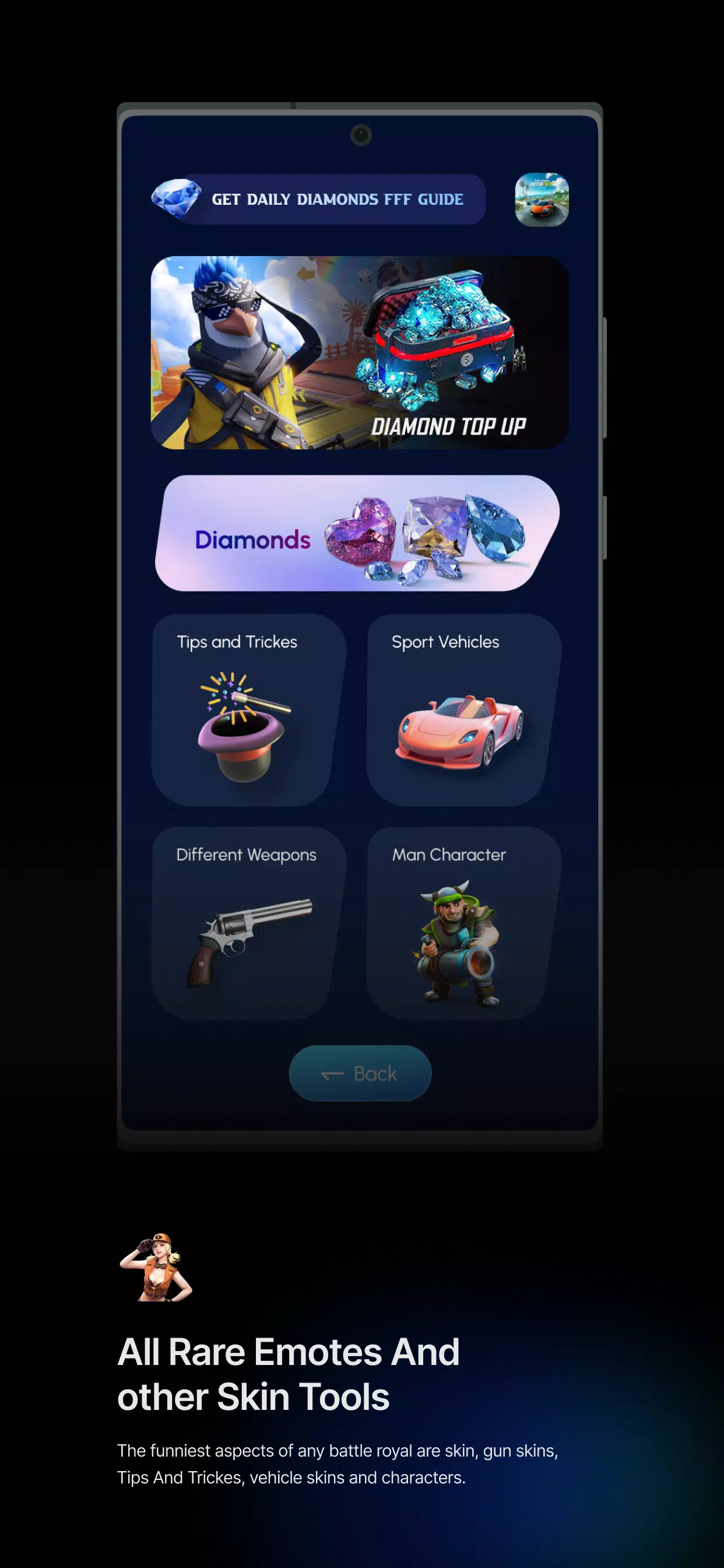 FF Skin Tool Zrzut ekranu 1