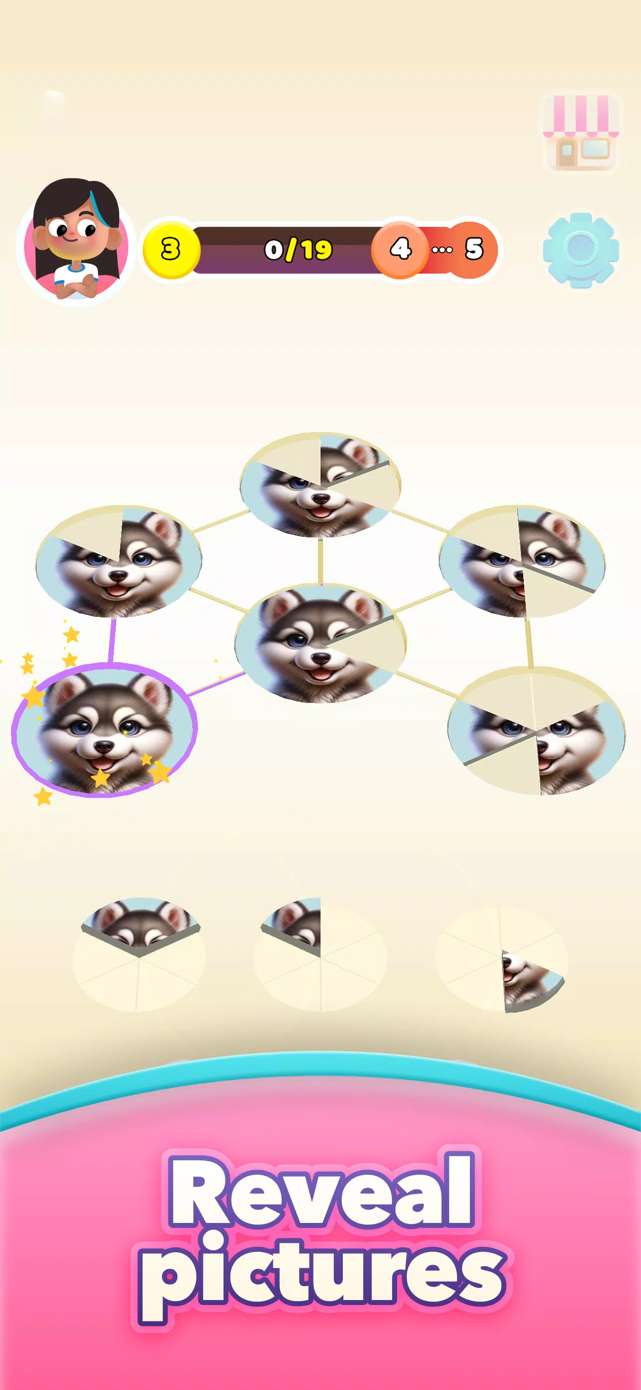 Mia’s Slices: Art Puzzle Game应用截图第1张