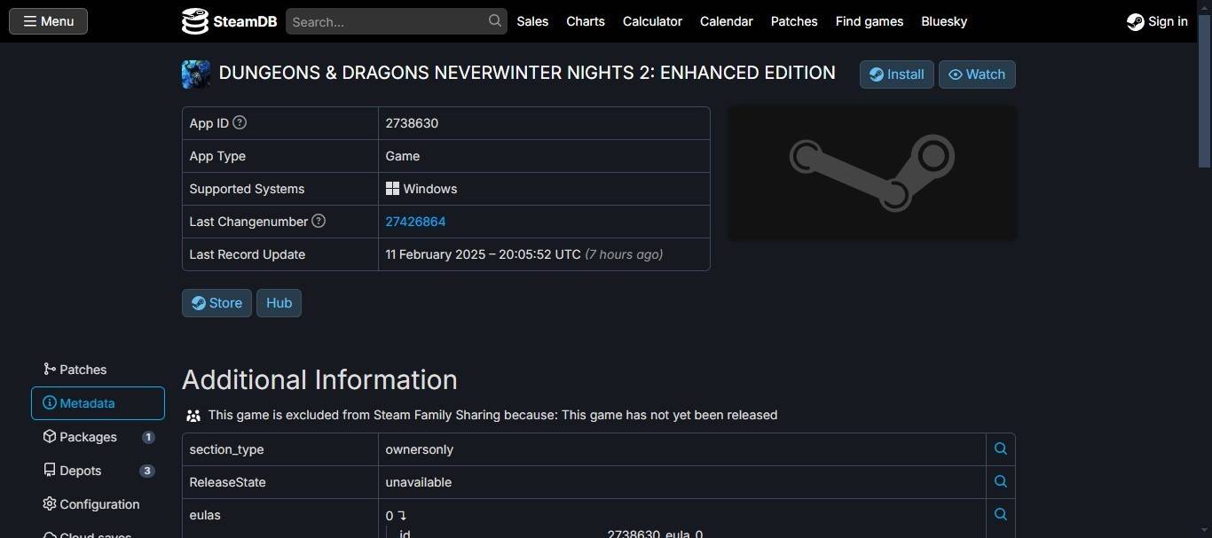 Data miners uncover Steam page for Neverwinter Nights 2 remaster