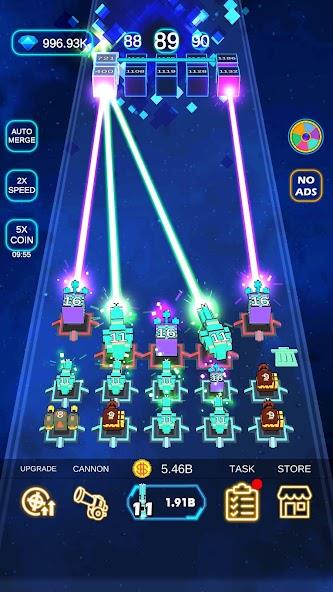 Fireline Merge Defense 3D Mod ဖန်သားပြင်ဓာတ်ပုံ 1