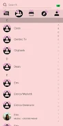 SMS Theme Ribbon Pink messages ဖန်သားပြင်ဓာတ်ပုံ 3