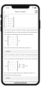 Schermata Matrix operations 3