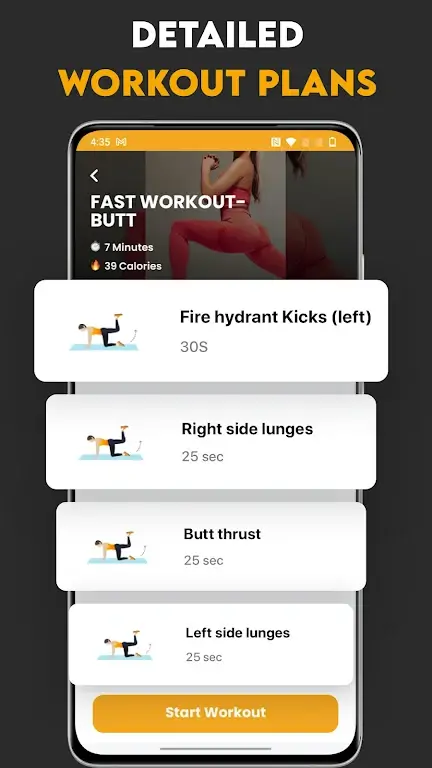 Home Workout - Full Body Workout Schermafbeelding 3