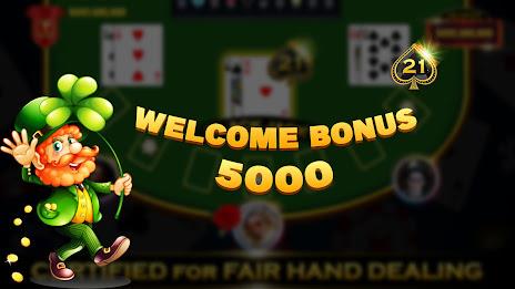 21 Blackjack Real Casino Game 螢幕截圖 2