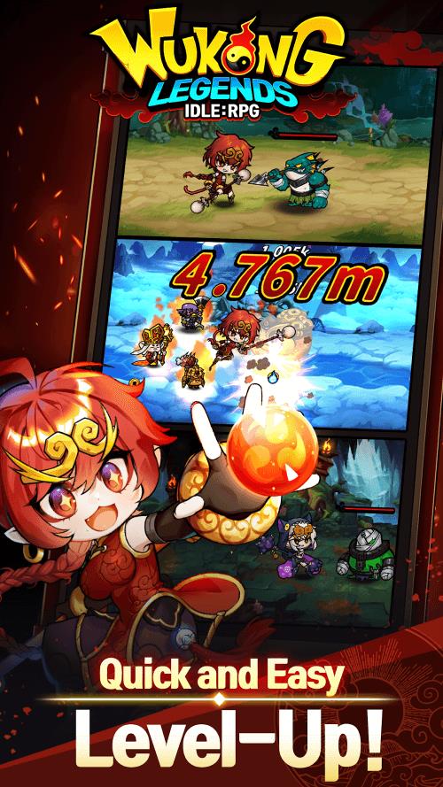 WuKong Legends : Idle RPG 螢幕截圖 1