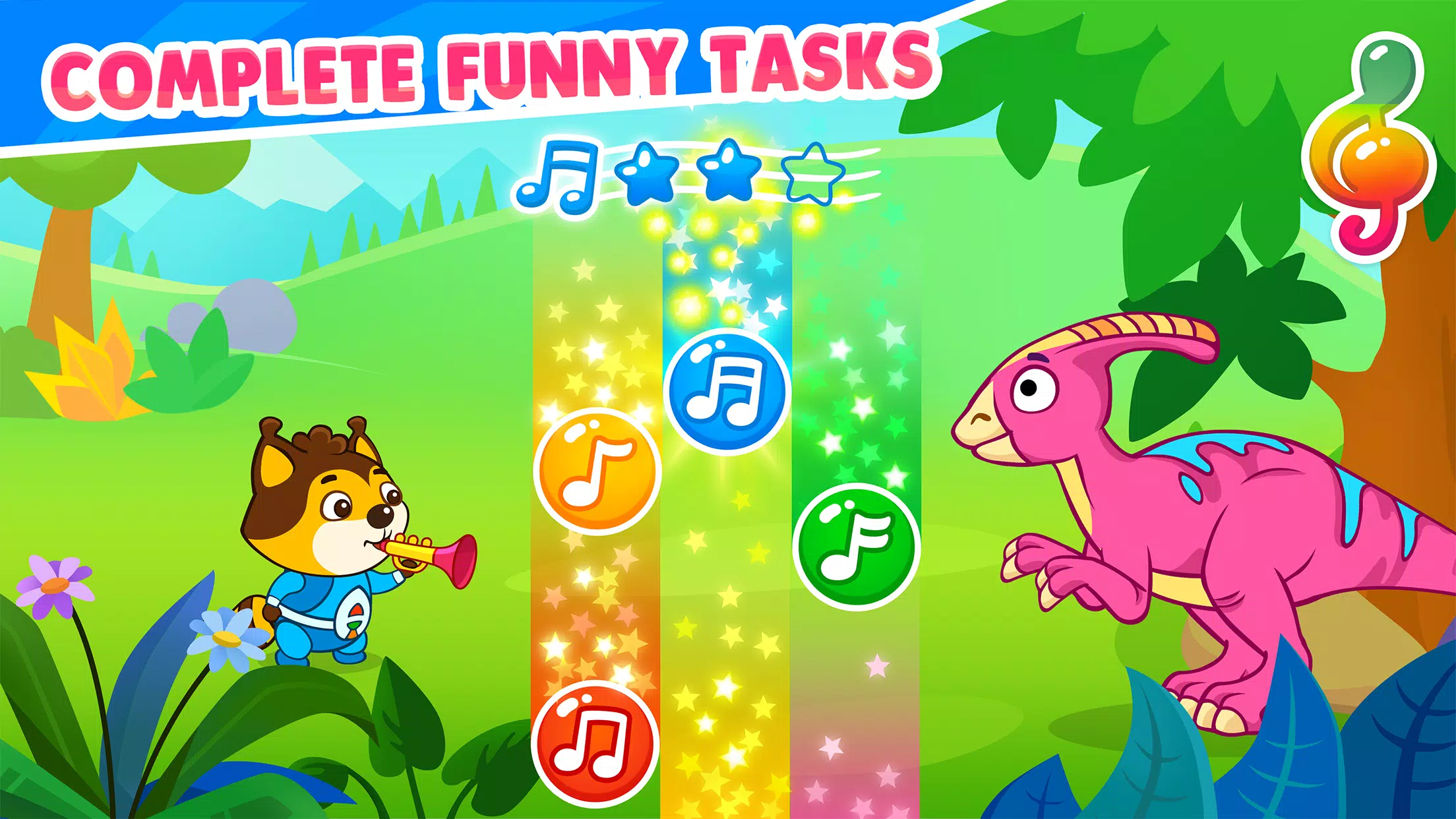 Jeu de Dinosaures pour enfants Capture d'écran 2