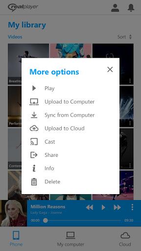 RealPlayer Screenshot 2
