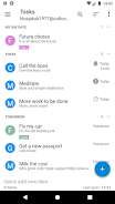Schermata Tasks & Notes 0