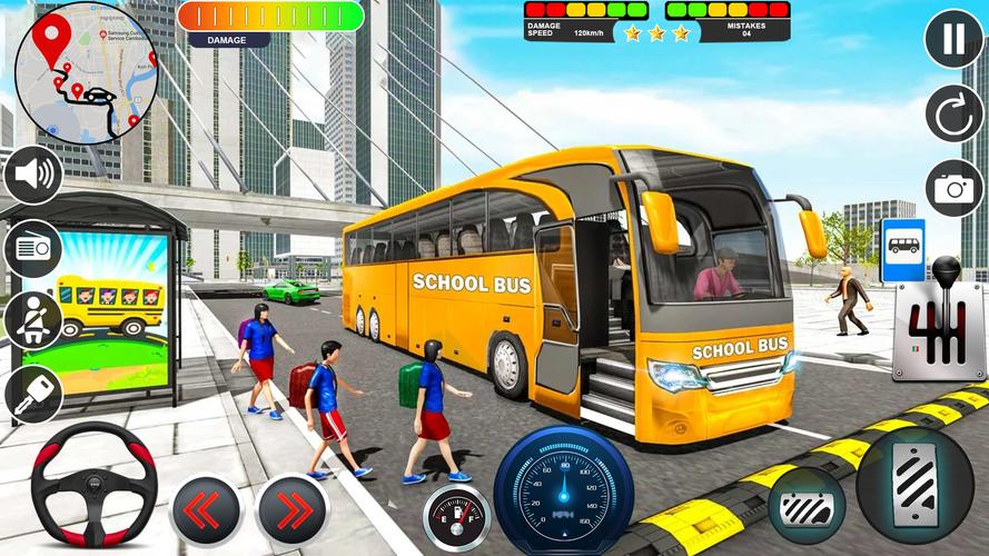 School Bus Simulator Bus Games ภาพหน้าจอ 2