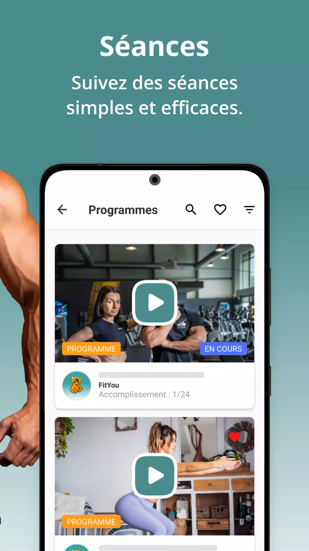 FitYou - Fitness, Nutrition ဖန်သားပြင်ဓာတ်ပုံ 2