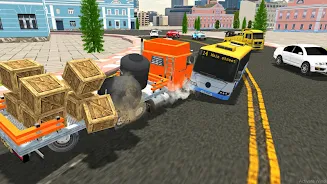 Transporter Truck Driving 3D 螢幕截圖 2