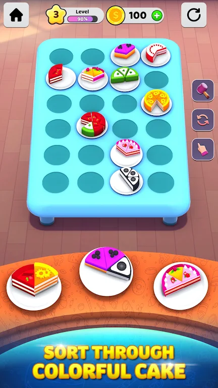 Cake Sort 3D - Sorting Games 螢幕截圖 0