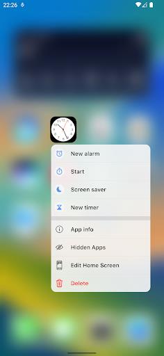 Launcher iOS 16 Schermafbeelding 1