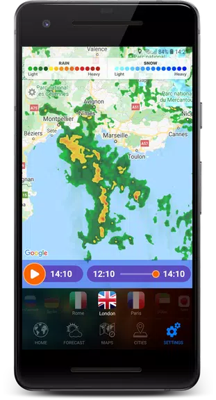 3D EARTH - weather forecast Tangkapan skrin 1