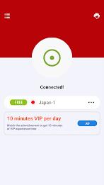 VPN Japan - JP VPN Proxy 螢幕截圖 2