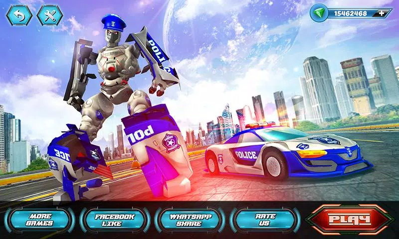 US Police Robot Car Revenge Ảnh chụp màn hình 0
