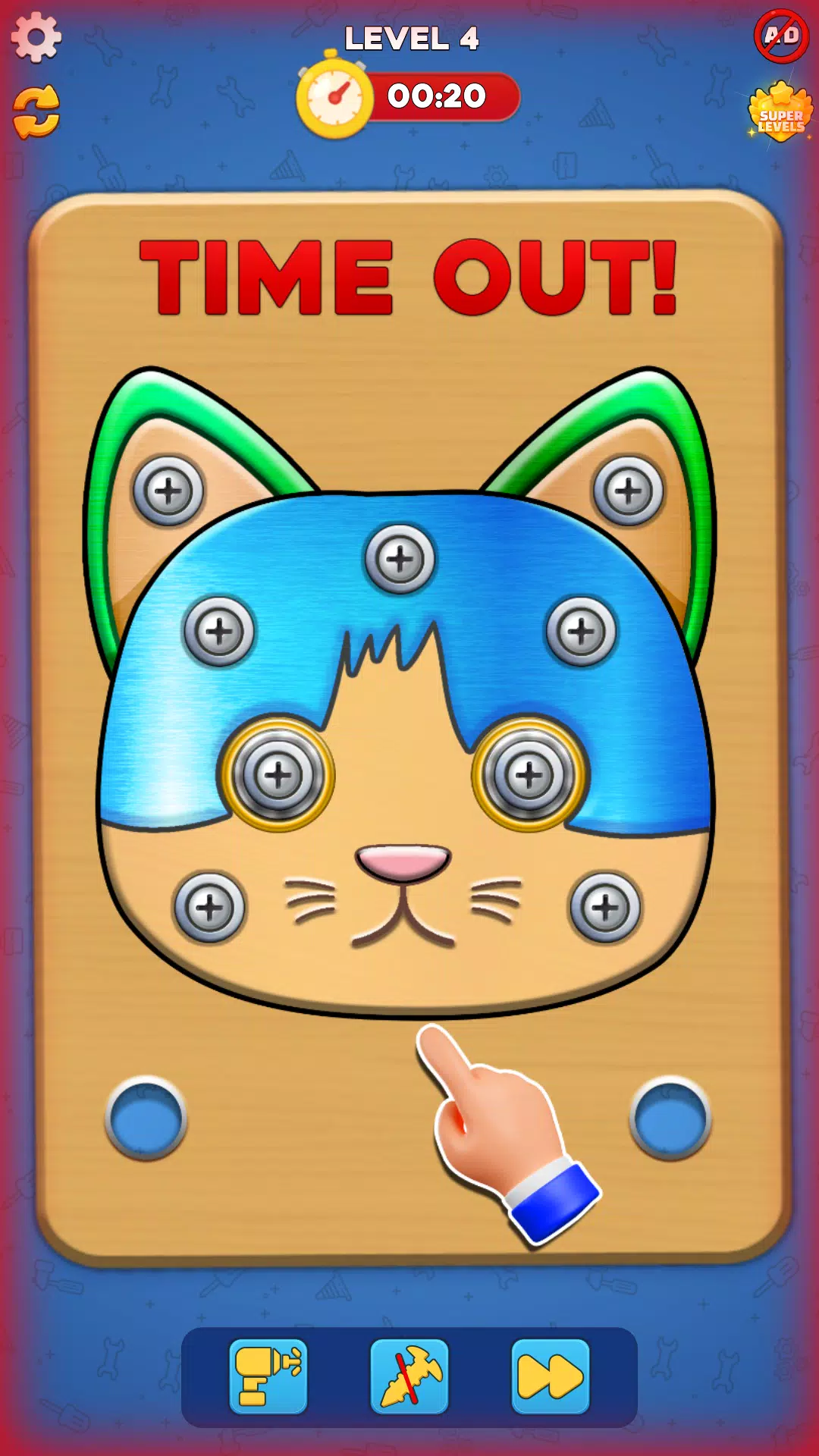 Screw Nuts and Bolts Puzzle 螢幕截圖 1