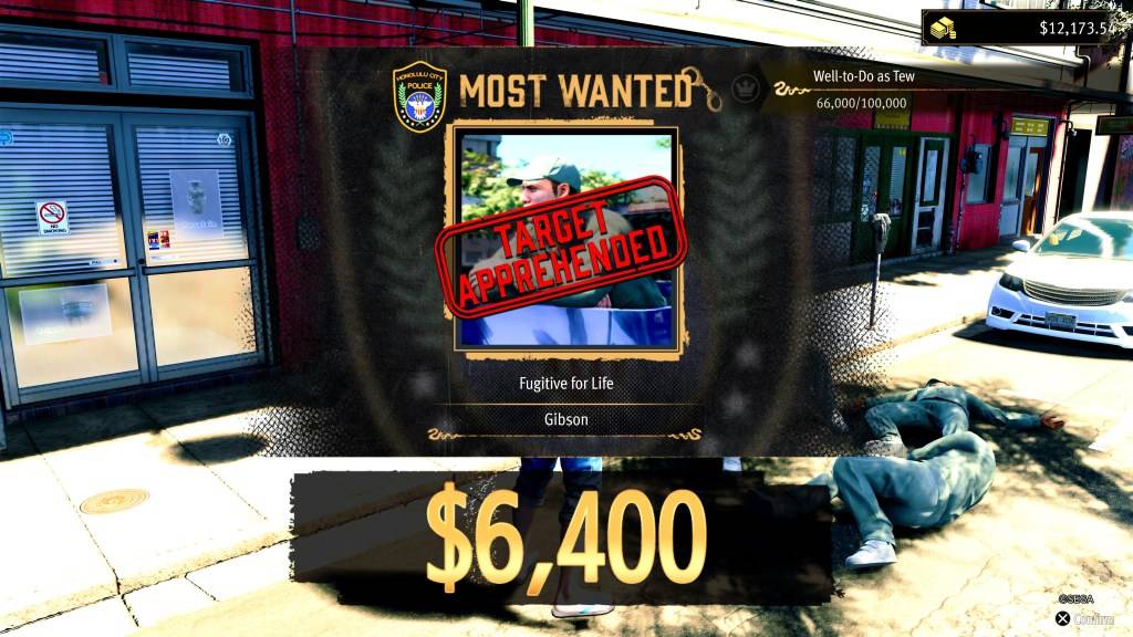 Экран завершения щедрости, как дракон: пират -якуза на Гавайях