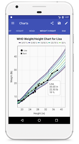 Schermata Child Growth Tracker 1