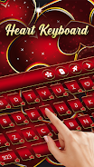 Love - Heart Keyboard 螢幕截圖 1
