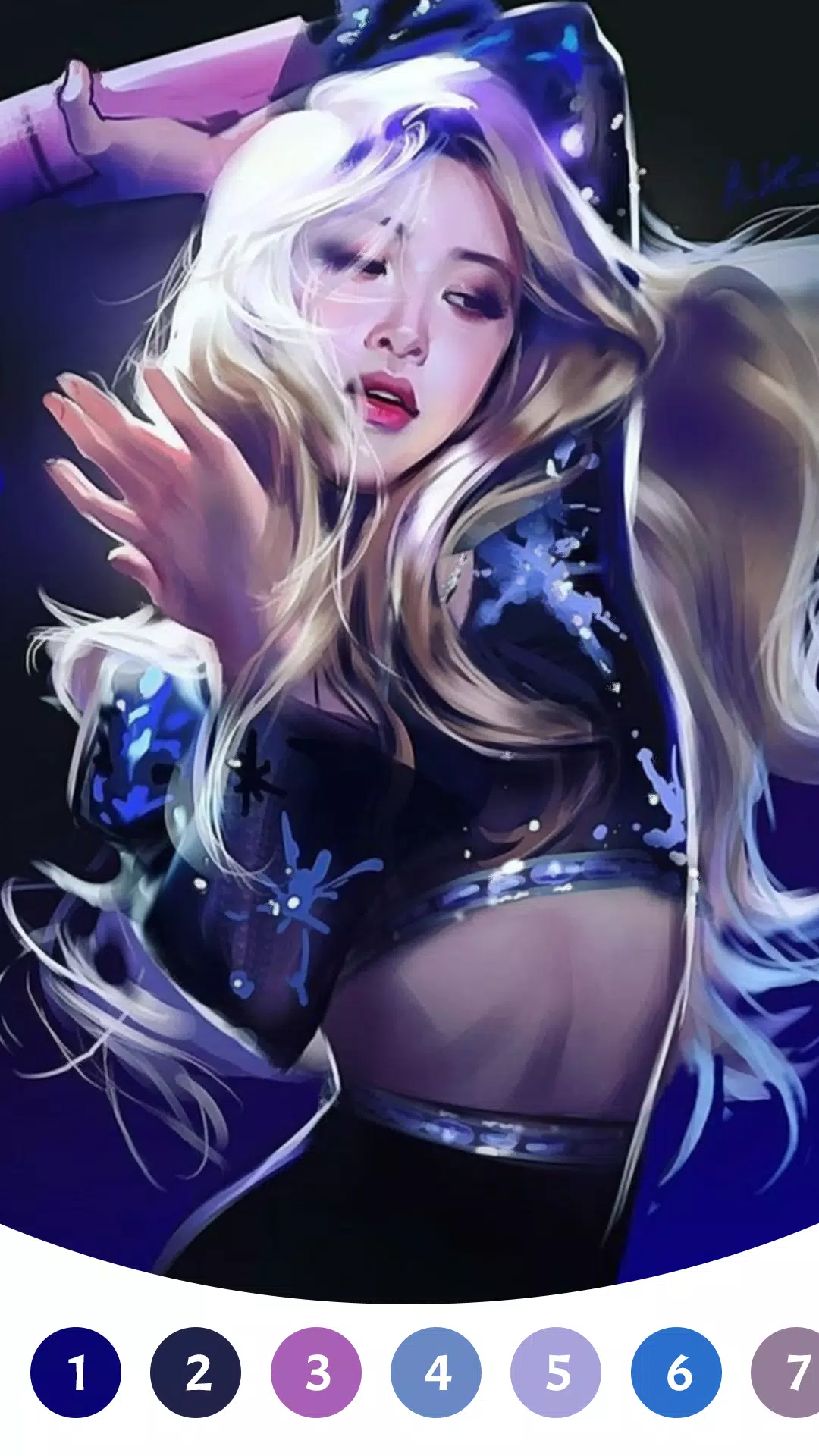 BlackPink Paint by Number 螢幕截圖 2