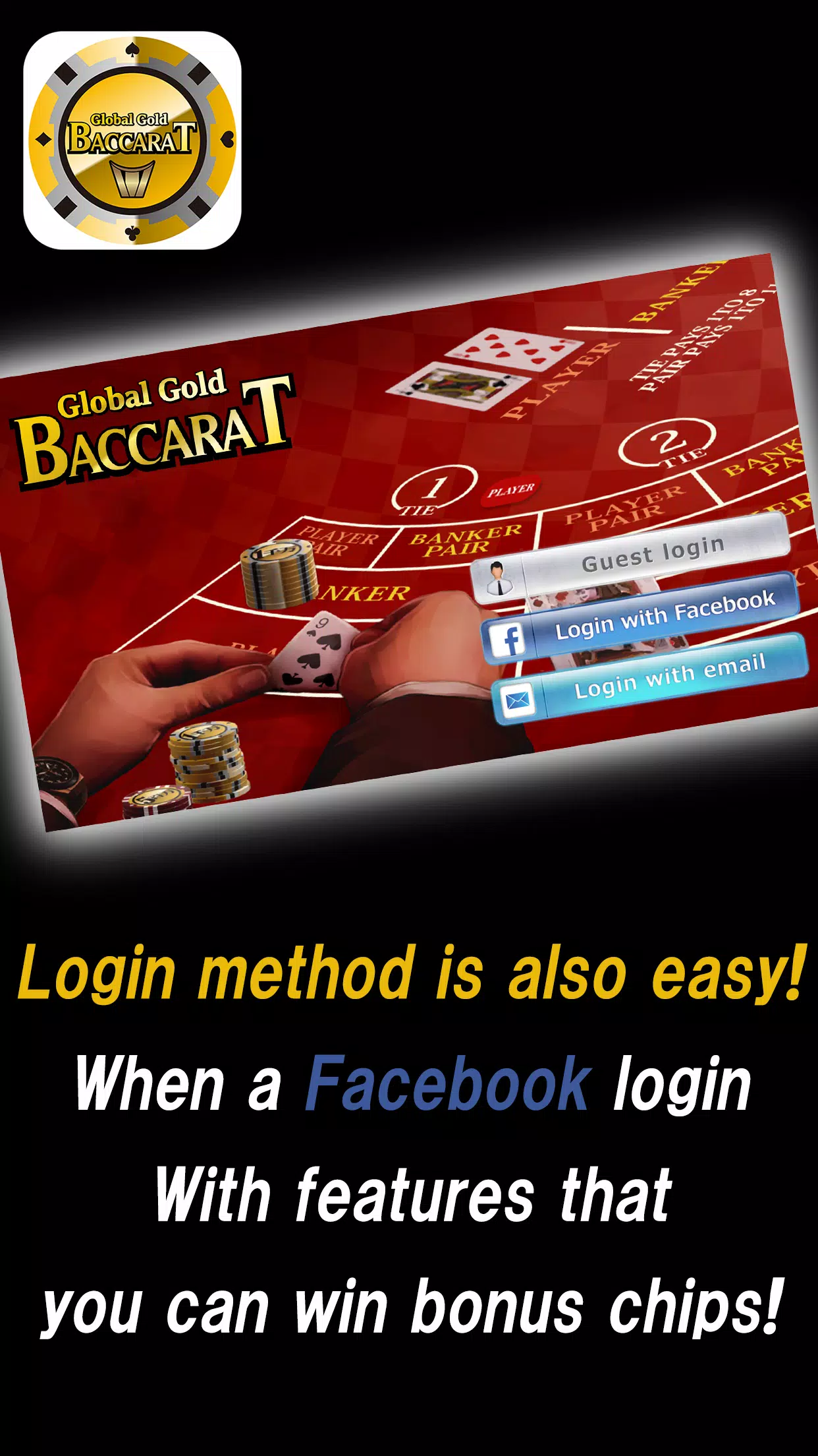 Global Gold Baccarat Captura de tela 0