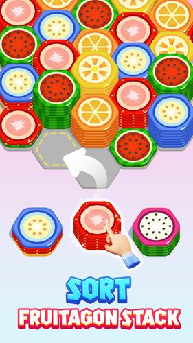Fruitagon: Stack Sort 螢幕截圖 0