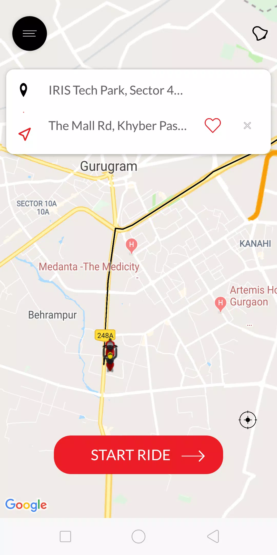 Hero RideGuide Tangkapan skrin 3