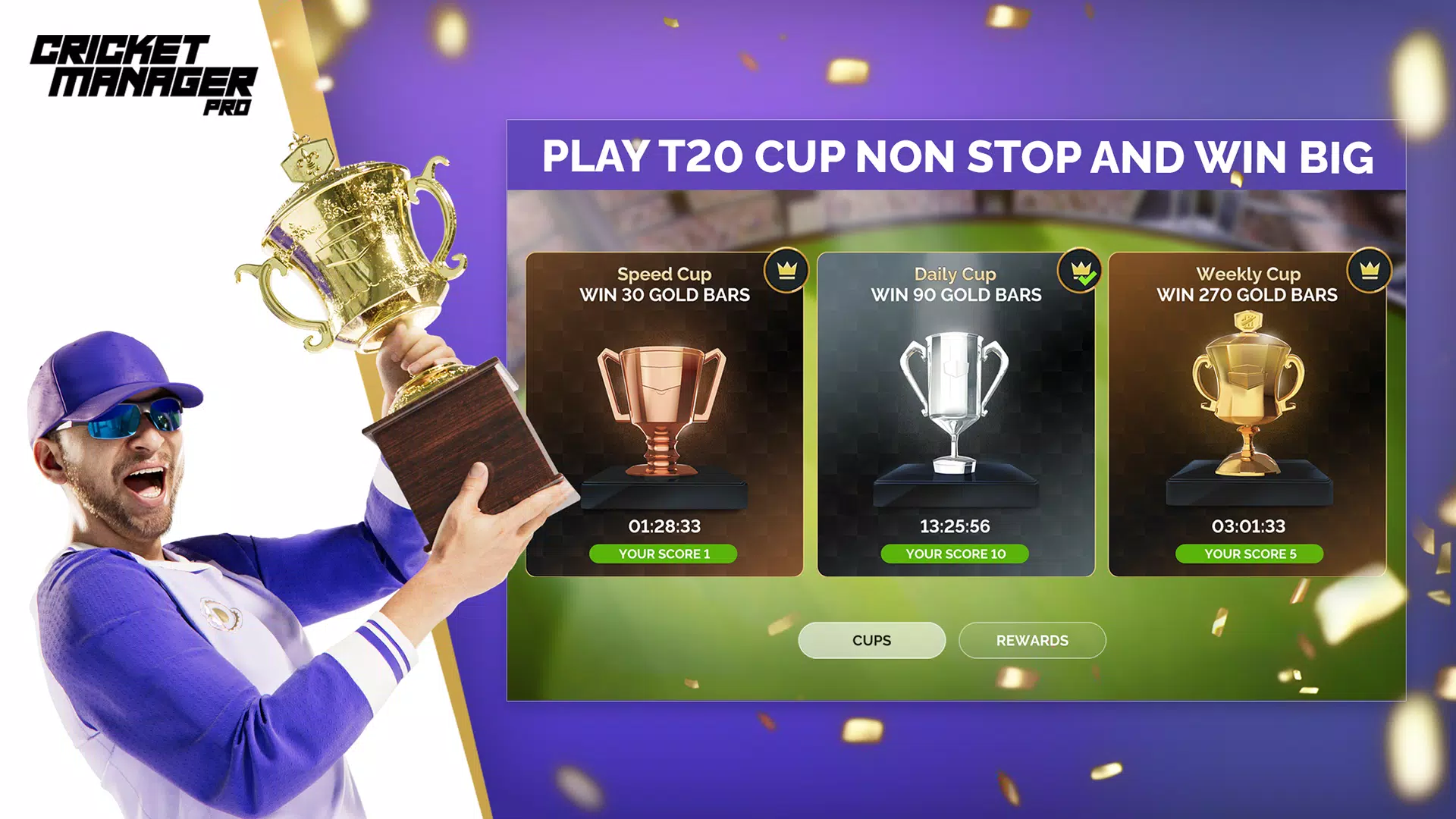 Cricket Manager Pro 2023 螢幕截圖 1
