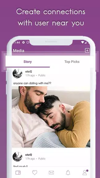 Gay Dating, Chat and Meet 螢幕截圖 1