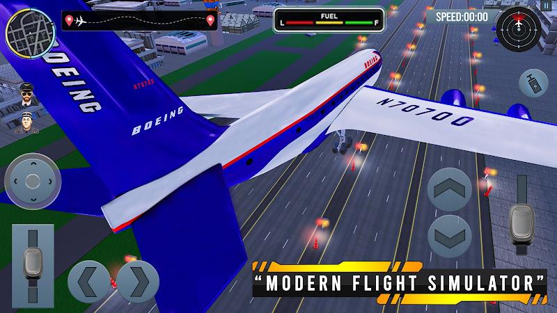 Airplane Simulator Plane Games Tangkapan skrin 2