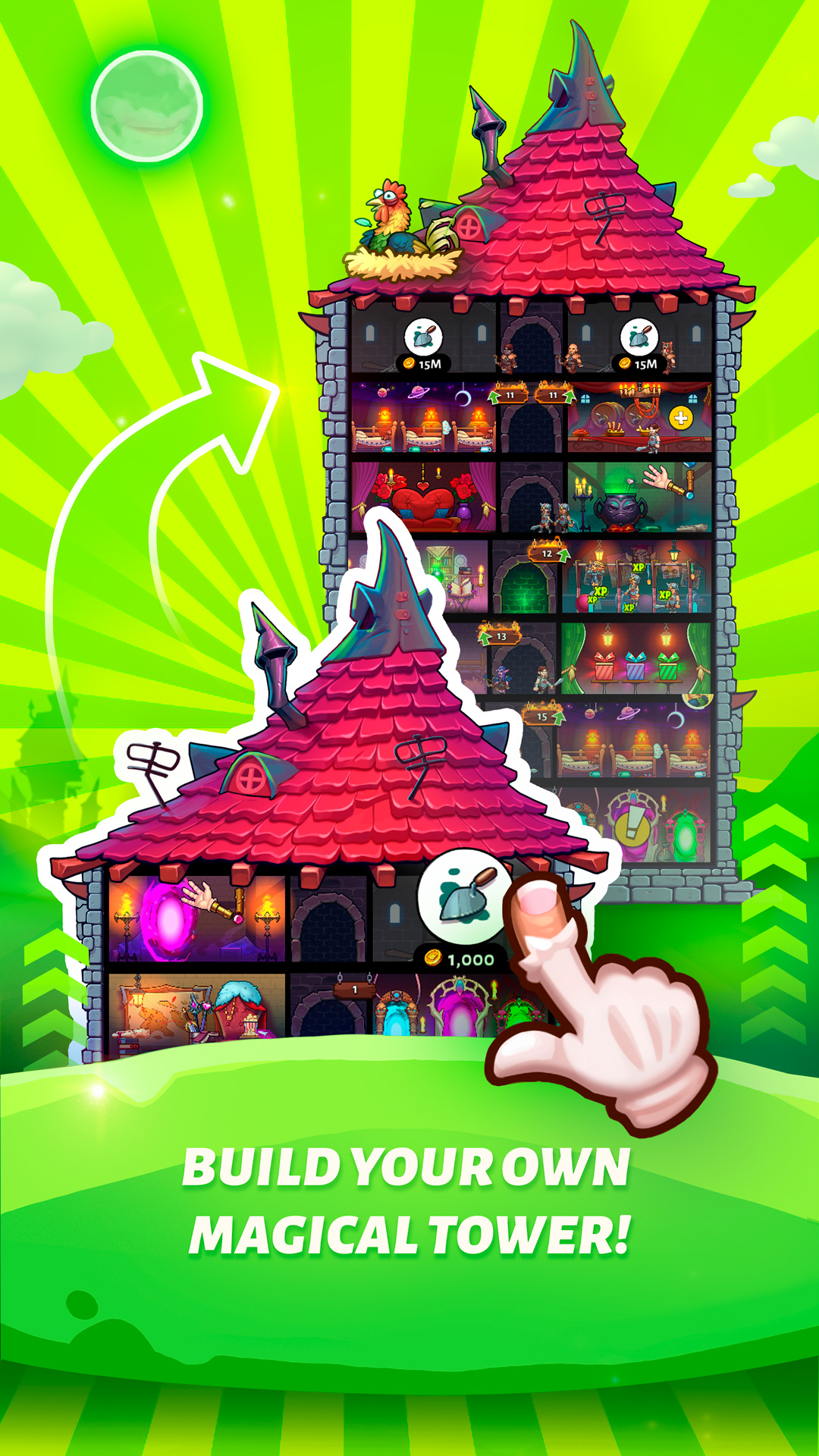 Idle Magic Tower: Heroes 螢幕截圖 0
