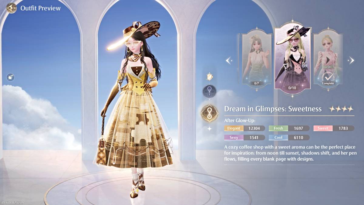 Dream in Glimpses: Sweetness strój w nieskończoności Nikki