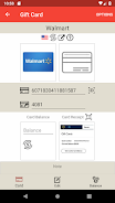 Gift Card Balance+ 螢幕截圖 1