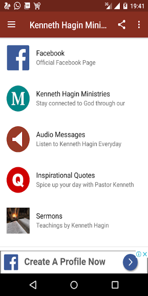 Schermata Kenneth Hagin Ministries 2